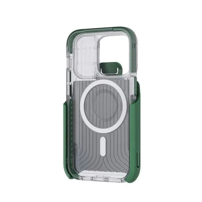 Cover Iphone 14 Pro Evomax Magsafe W/Holster Tech21 (Frosted Green)